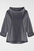 Top elegante con ampio dolcevita Inga